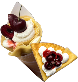 さくらんぼクレープ